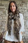 Lucky Bandana Scarf Sand 